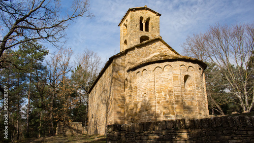 old romanic church in Spain