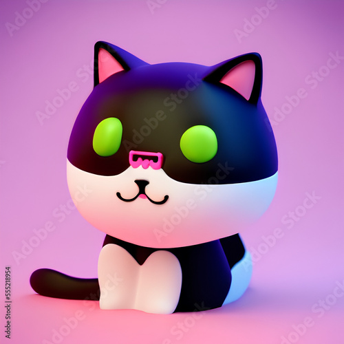 cute black cat