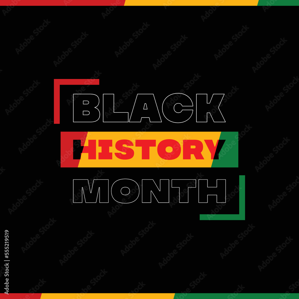 black history Month Banner design template black history Month Banner design template