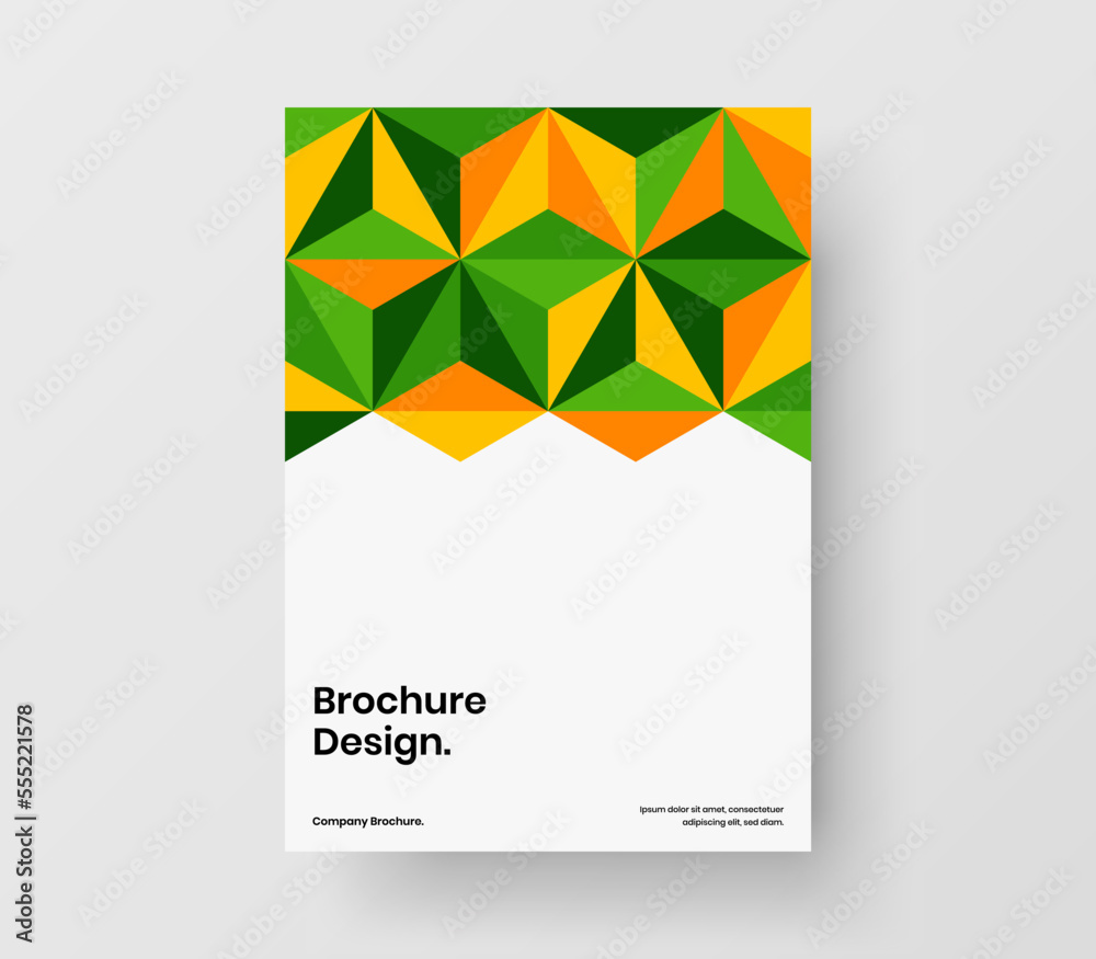 Creative handbill vector design layout. Minimalistic geometric pattern corporate brochure template. Creative handbill vector design layout. Minimalistic geometric pattern corporate brochure template.