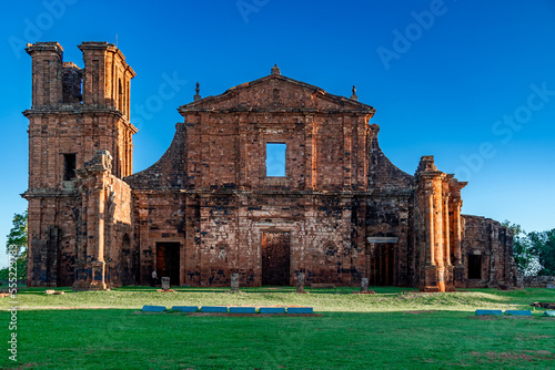 Billede på lærred Ruinas de San Ignacio Mini in Argentina