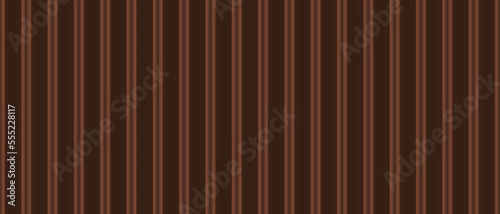 Vector brown plastic siding texture. Dark wood vertical panel seamless pattern. Hardwood surface wall background. Metal fence empty banner. Timber floor panels. Rustic roofing material. Building sheet