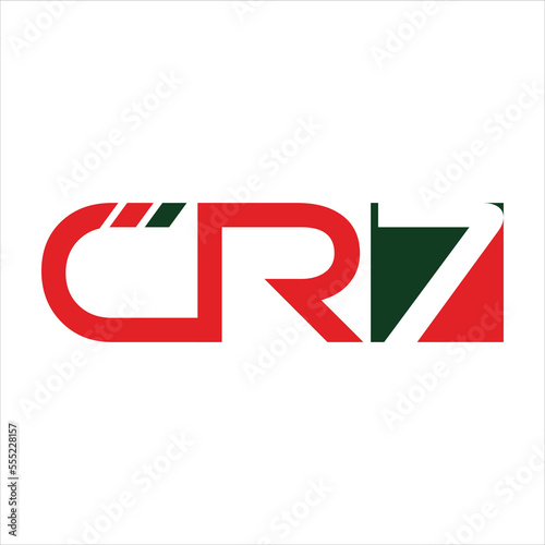 cr7 logo vector icon template
