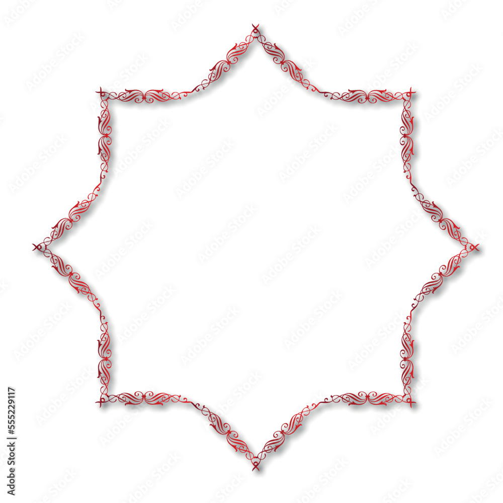 Naklejka premium frames in vintage style with elements of ornament, art, pattern, background, texture, Vector illustration eps 10, Art.