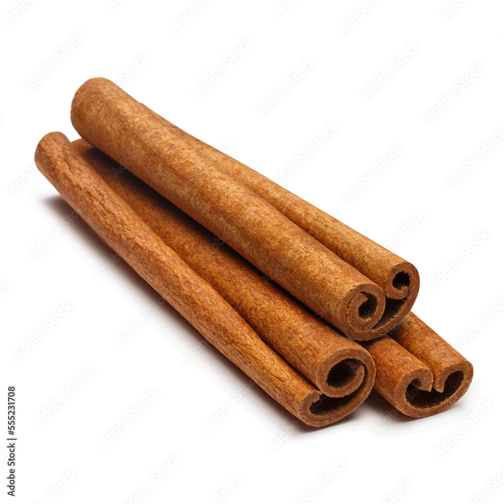 Cinnamon sticks, isolated on white background Cinnamon sticks, isolated on white background