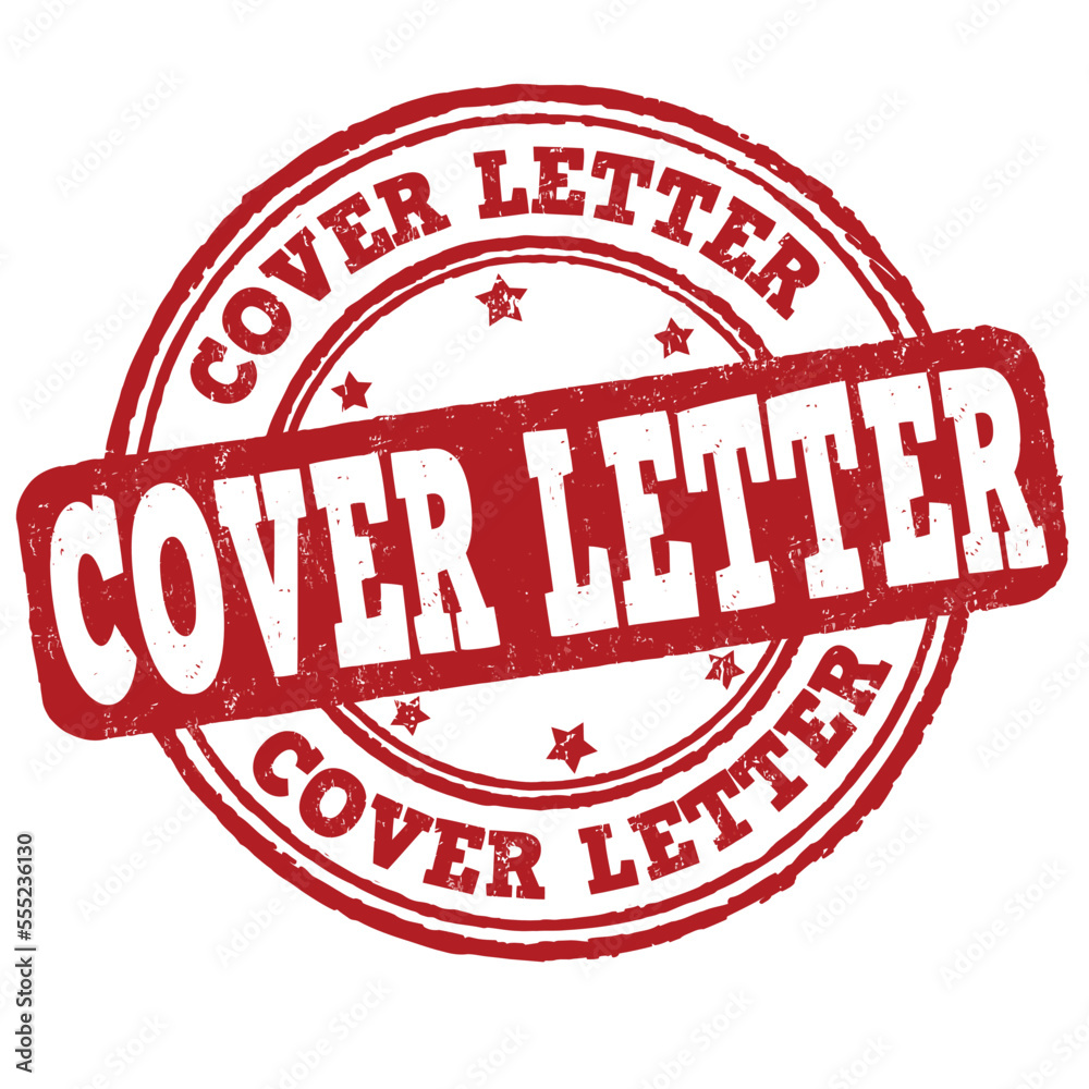 Cover letter grunge rubber stamp Cover letter grunge rubber stamp