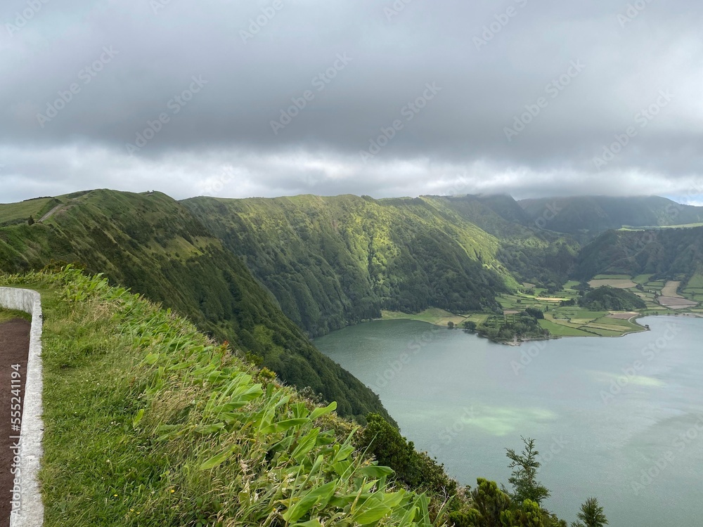 Nice view from different points of San Miguel Island of Azores.