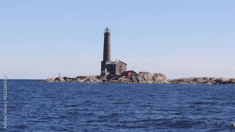 Bengtskär Lighthouse, summer view of Bengtskar island in Archipelago Sea, Southwest Finland, Kimitoön, Gulf of Finland sunny day
Bengtskär Lighthouse, summer view of Bengtskar island in Archipelago Sea, Southwest Finland, Kimitoön, Gulf of Finland sunny day