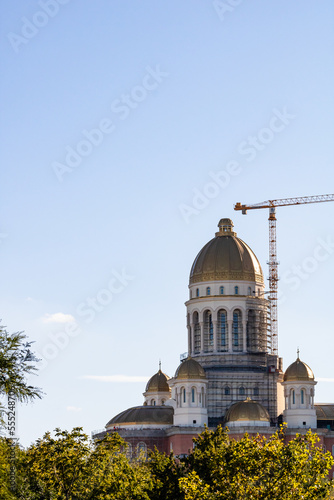 People's Salvation Cathedral (Catedrala Mantuirii Neamului). Christian orthodox cathedral in Bucharest, Romania, 2022 photo