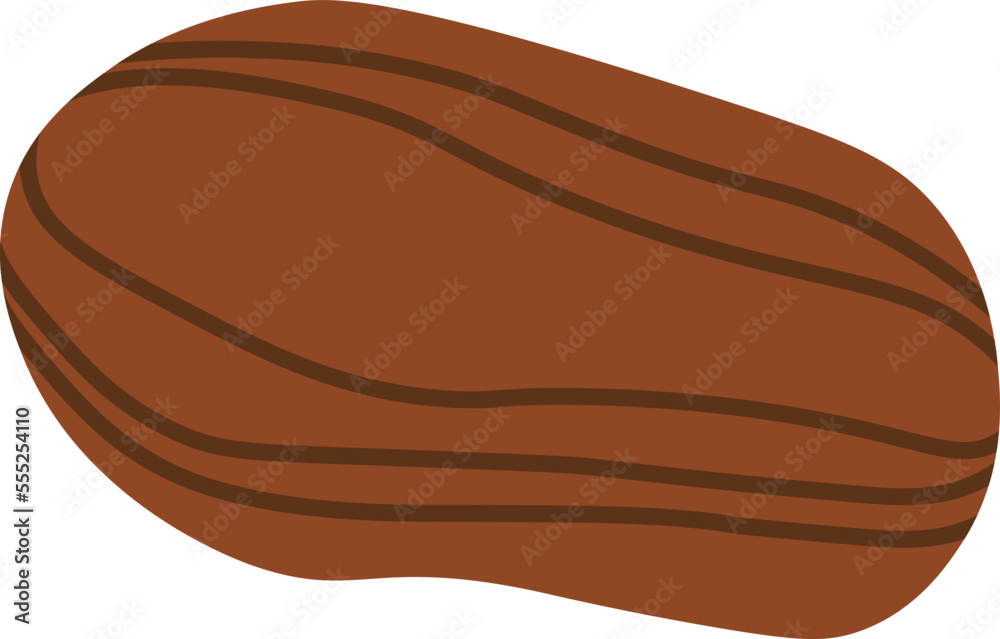 Cacao seeds flat icon Oval pods Plants cultivation Cacao seeds flat icon Oval pods Plants cultivation