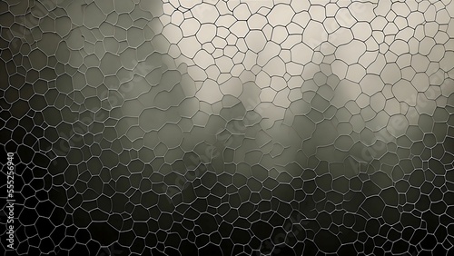 Fractured desert panels digital illustration