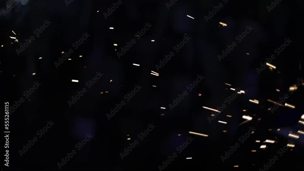 Sparks on a black background. Sparks from steel. Metal cutting. Sparkling background. Sparks on a black background. Sparks from steel. Metal cutting. Sparkling background.