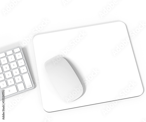 3d illustration - Rectangle mouse pad