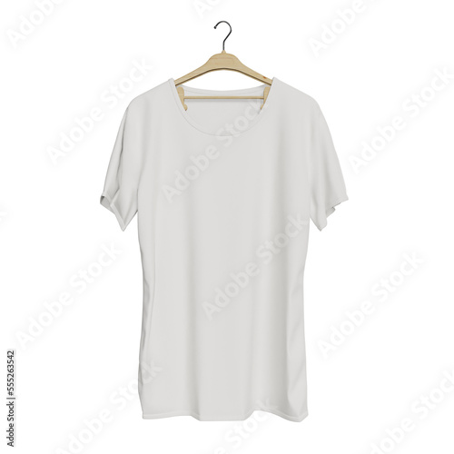 T-shirt model front view mockup