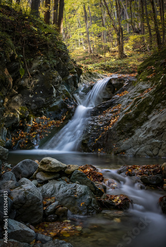 Magical waterfall in hidden mountain © Kelly