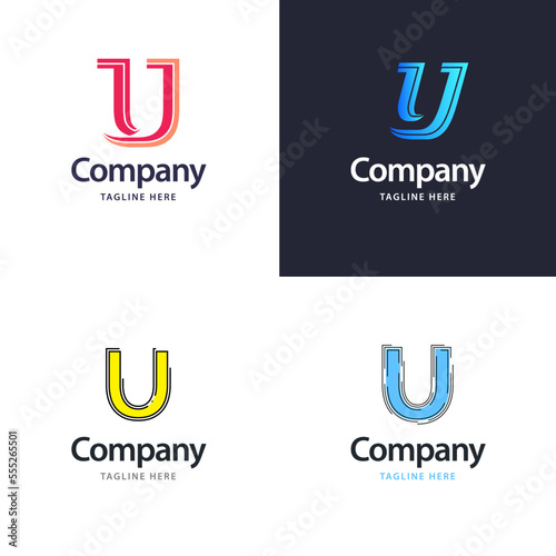 Letter U Big Logo Pack Design Creative Modern logos design for your business