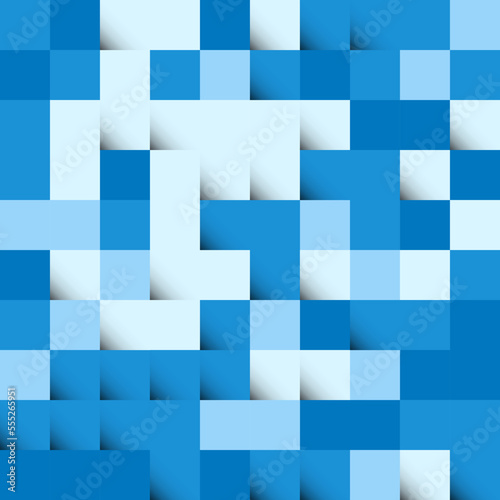 Blue abstract squares Background design for poster flyer cover brochure
