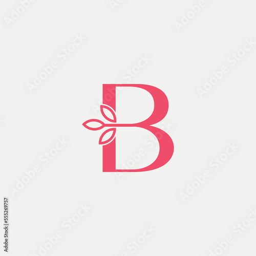 lotus gold royal women hair massage logo letter B