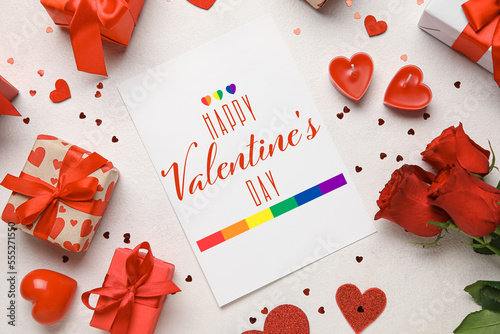 Greeting card for Valentine...