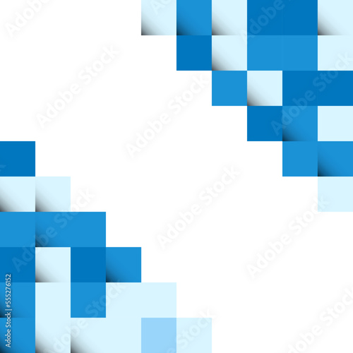 Blue abstract squares Background design for poster flyer cover brochure