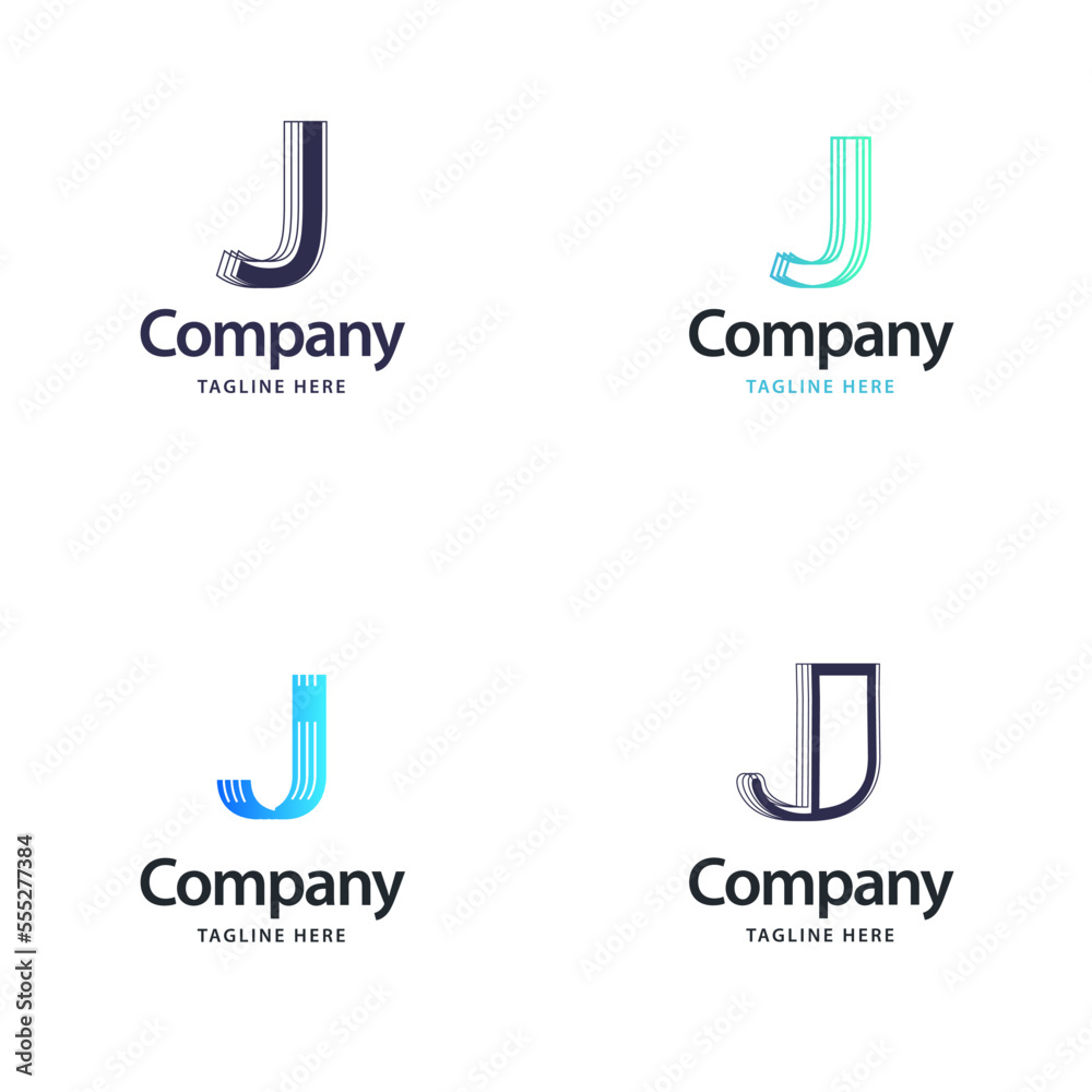 Letter J Big Logo Pack Design Creative Modern logos design for your business