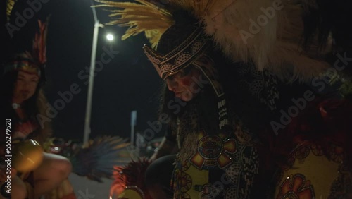 Mexica Aztec Dancers photo