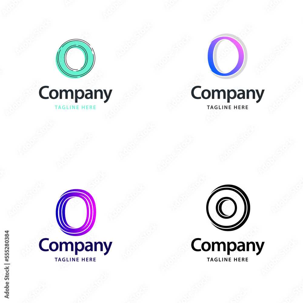 Letter O Big Logo Pack Design Creative Modern logos design for your business