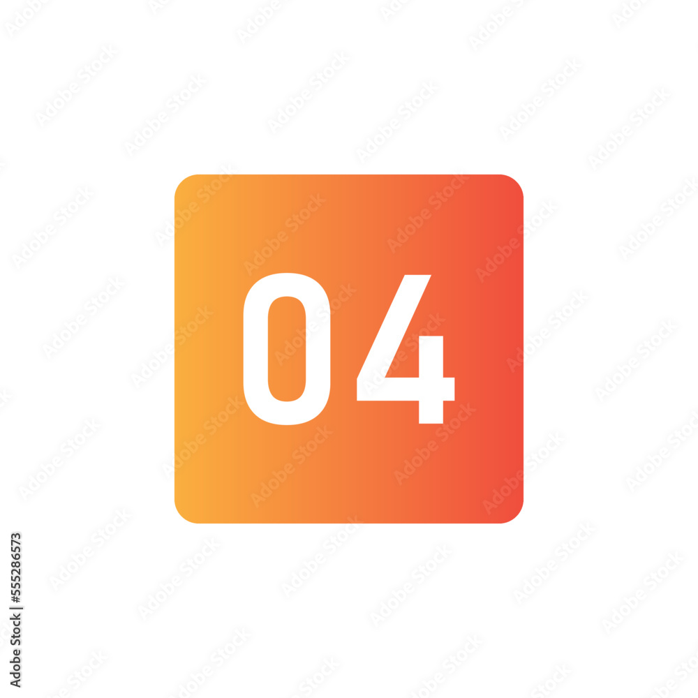 Number icon vector illustration. Infographic number icon vector. number icon vecto Number icon vector illustration. Infographic number icon vector. number icon vecto