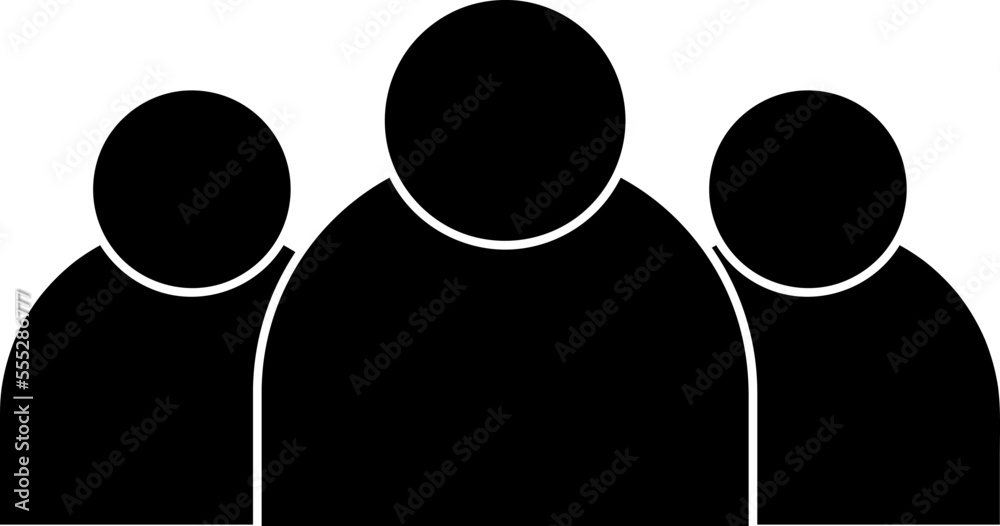 group icon icon in flat style isolated. Vector Symbol illustration on white background..eps group icon icon in flat style isolated. Vector Symbol illustration on white background..eps