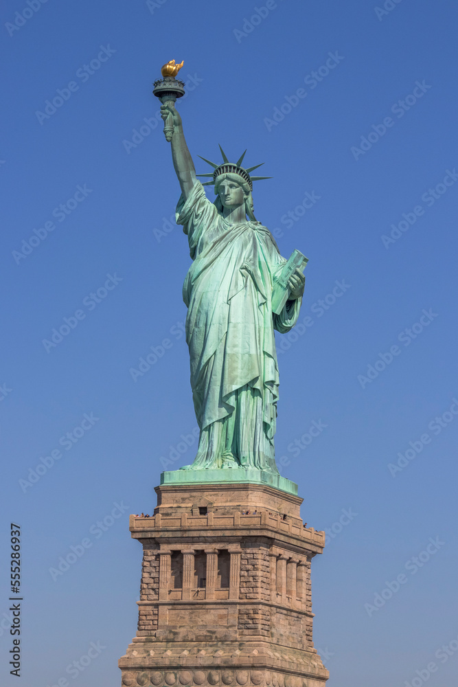 Fototapeta premium The Statue of Liberty (La Liberté éclairant le monde), Liberty Island, New York City, United States.
