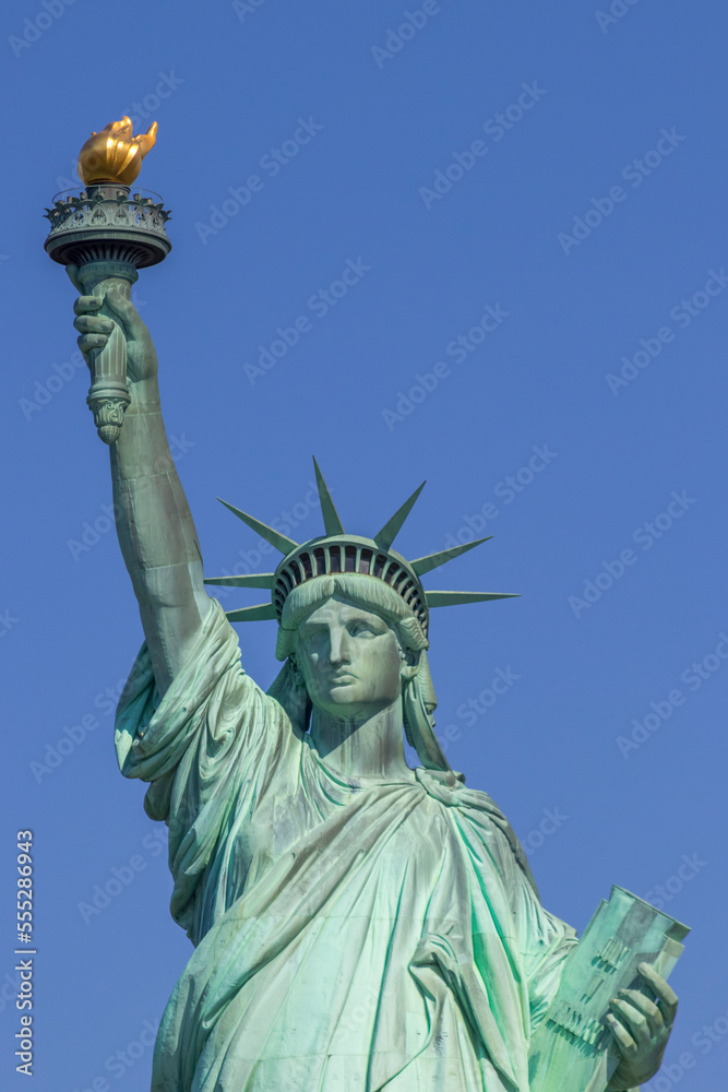 Fototapeta premium The Statue of Liberty (La Liberté éclairant le monde), Liberty Island, New York City, United States.