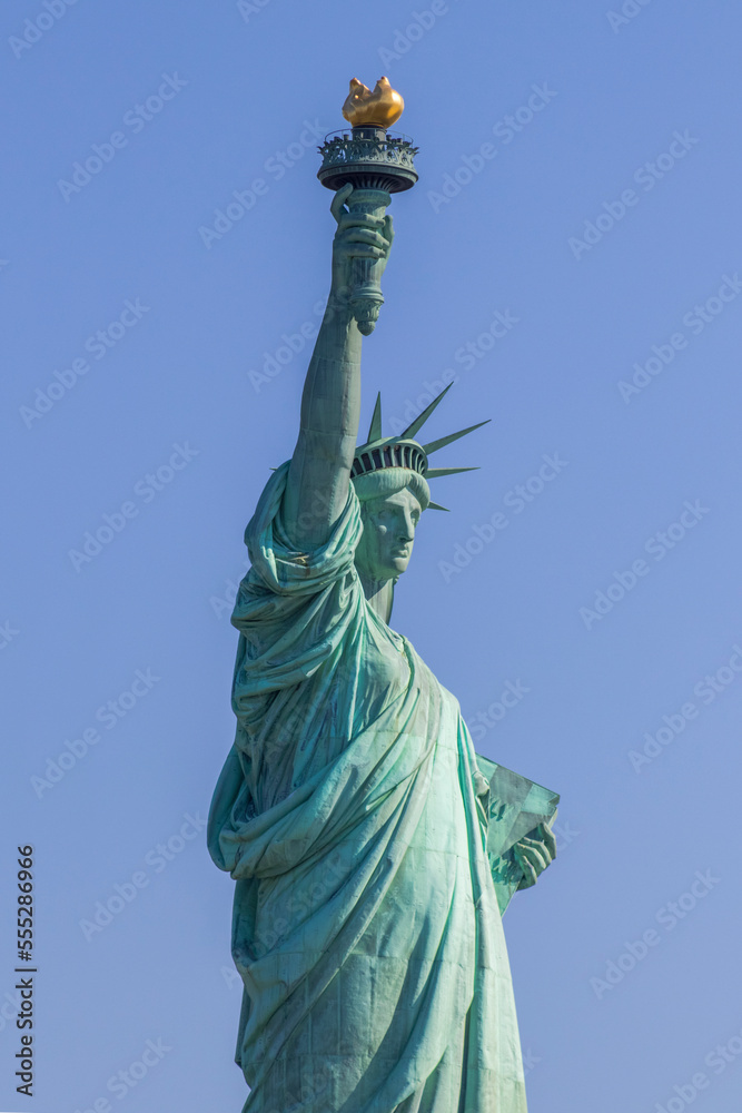 Fototapeta premium The Statue of Liberty (La Liberté éclairant le monde), Liberty Island, New York City, United States.