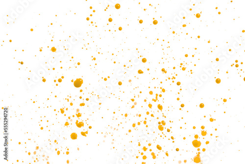shiny yellow brush isolated on transparent background yellow watercolor png
