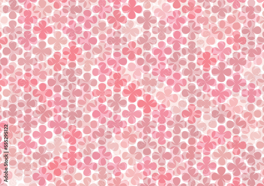 Abstract pink four leaf clover lucky background Abstract pink four leaf clover lucky background