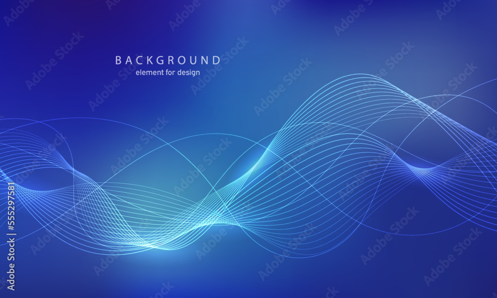 Abstract background. Wave element for design. Digital frequency track equalizer. Stylized line art. Colorful shiny wave with lines created using blend tool. Curved wavy line smooth stripe. Vector. Abstract background. Wave element for design. Digital frequency track equalizer. Stylized line art. Colorful shiny wave with lines created using blend tool. Curved wavy line smooth stripe. Vector.
