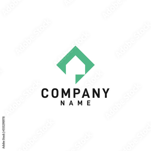 Free Download Home and initial P logo design - GFXLoad