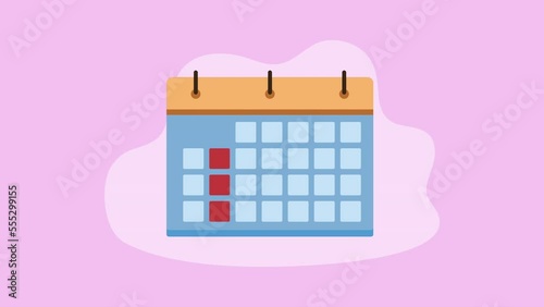 calendar remider date marks animation photo