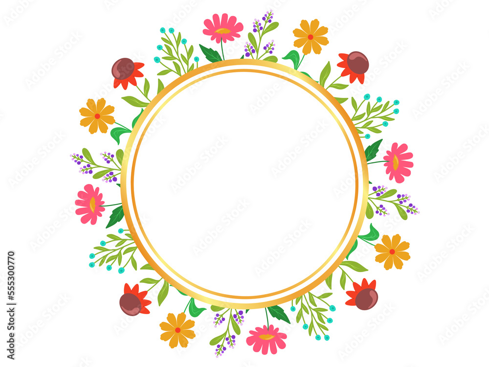 Summer Frame Flower Background Summer Frame Flower Background