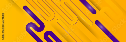 Modern Background with Lines and Shape. Abstract Background. Abstract yellow purple background and texture.