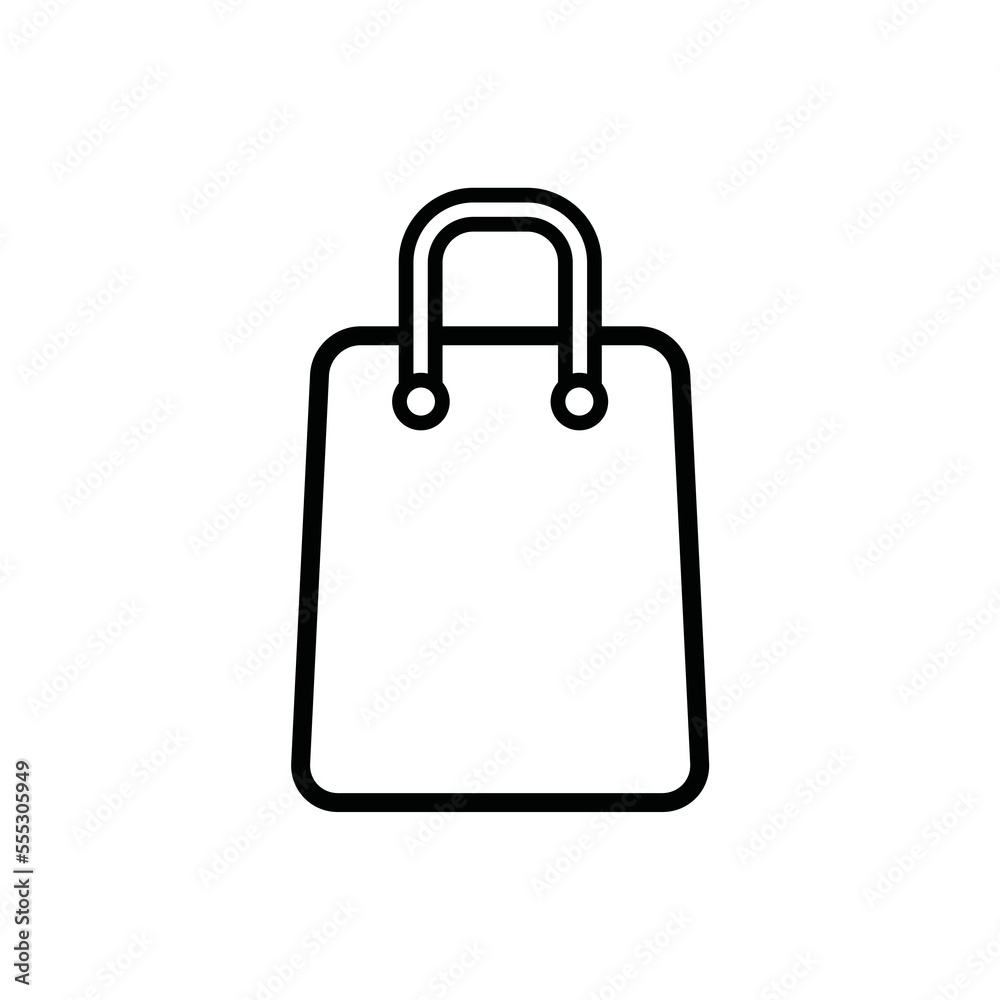 shopping bag icon design vector template