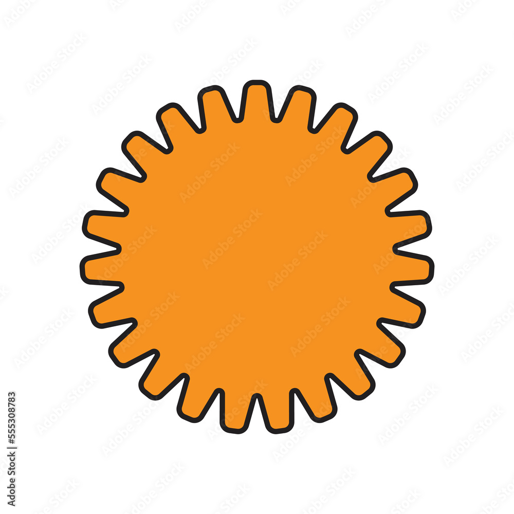 Gear Logo Template vector icon illustration design
