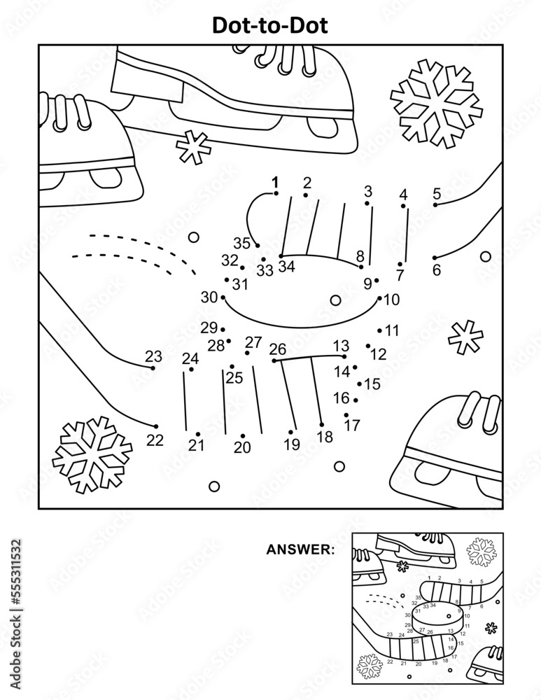 Hockey Stick Coloring Pages