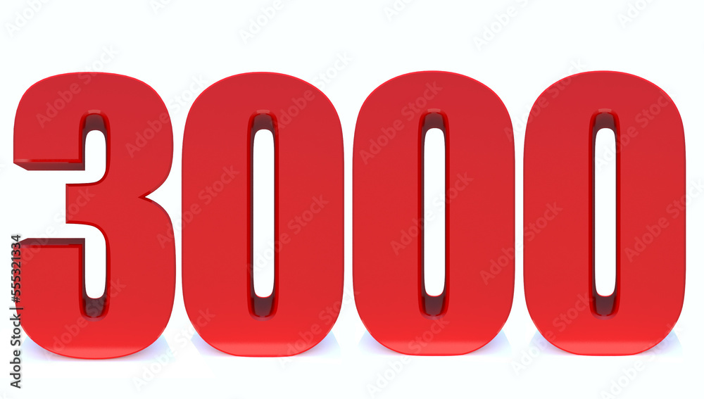 3000 number 3000 number