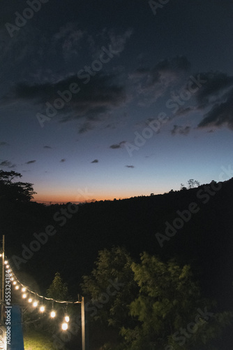 time lapse of clouds over the mountain
