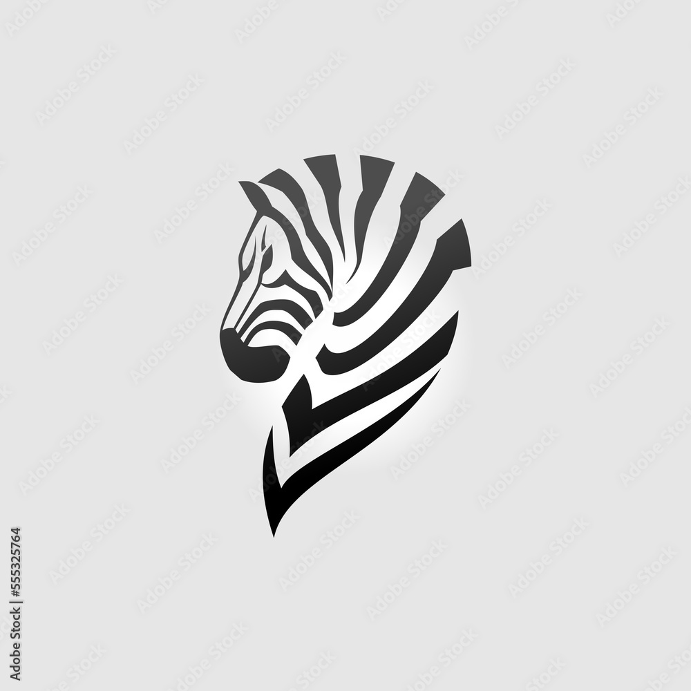 zebra logo vector