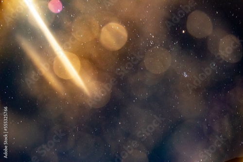 Galaxy light and starry night