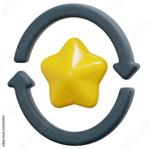 repurchase 3d render icon illustration