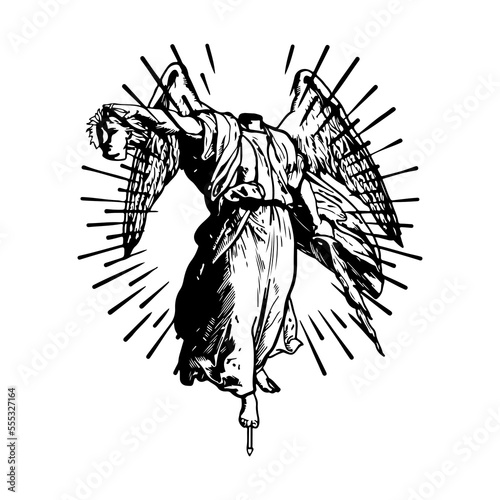 vector angel has no head
