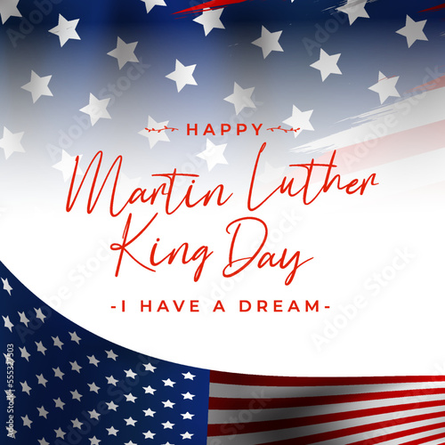Martin Luther king day themed design, perfect for posters, backgrounds, social media posts etc