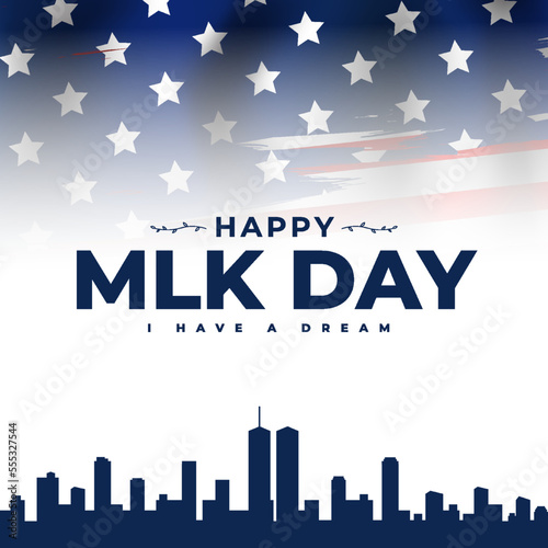 Martin Luther king day themed design, perfect for posters, backgrounds, social media posts etc